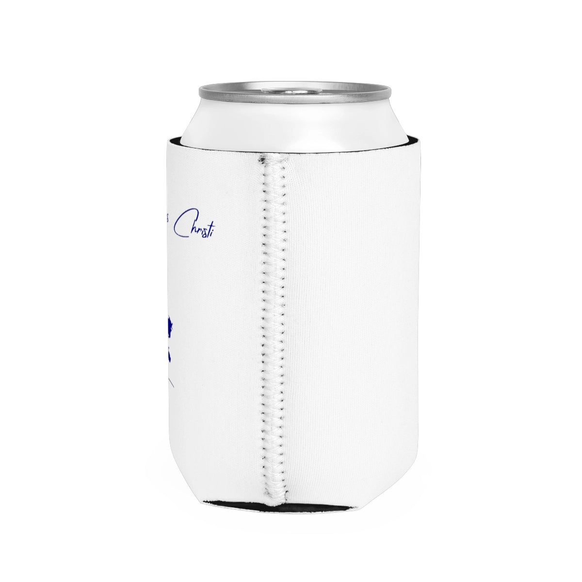 Texas  Lake  Corpus  Christi  Can  Koozie  all  position  view  from  right  white.webp