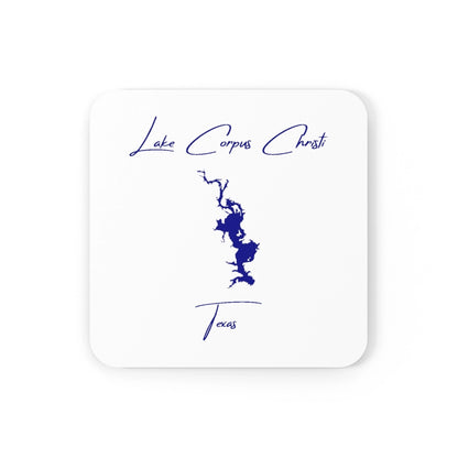Texas  Lake  Corpus  Christi  Coaster  Set  front  position  view  from  front  3.75  x  3.75.webp