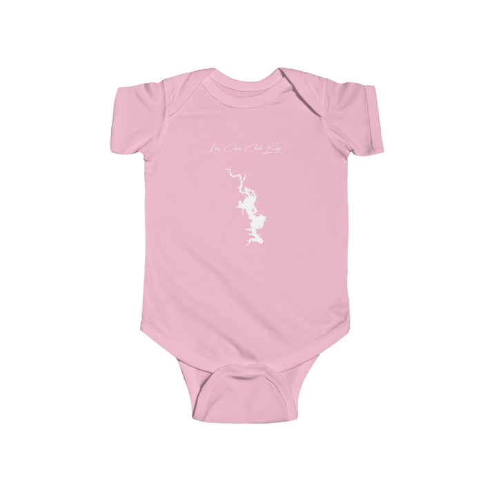 Texas  Lake  Corpus  Christi  Onesie  front  position  view  from  front  pink.webp