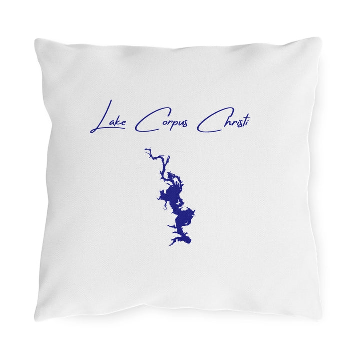 Texas  Lake  Corpus  Christi  Outdoor  Pillow  front  position  view  from  front  16  x  16.webp