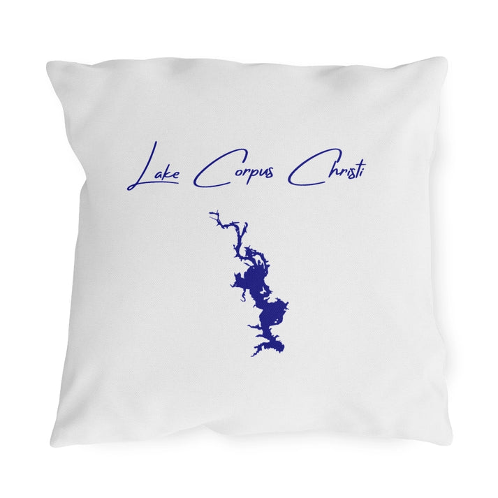 Texas  Lake  Corpus  Christi  Outdoor  Pillow  front  position  view  from  front  18  x  18.webp