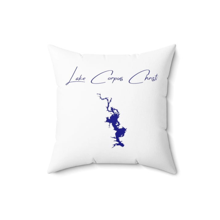 Texas  Lake  Corpus  Christi  Pillow  front  position  view  from  front  16  x  16.webp