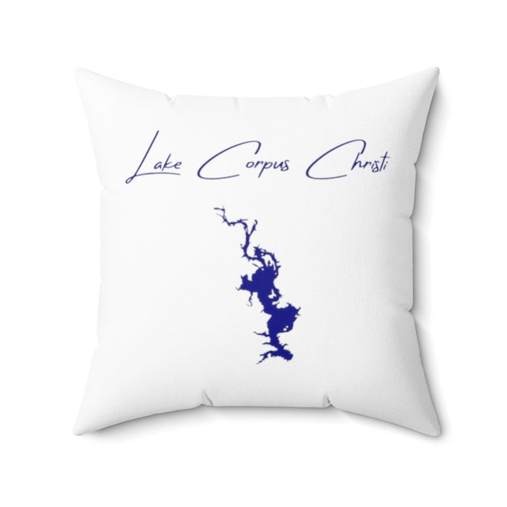 Texas  Lake  Corpus  Christi  Pillow  front  position  view  from  front  20  x  20.webp