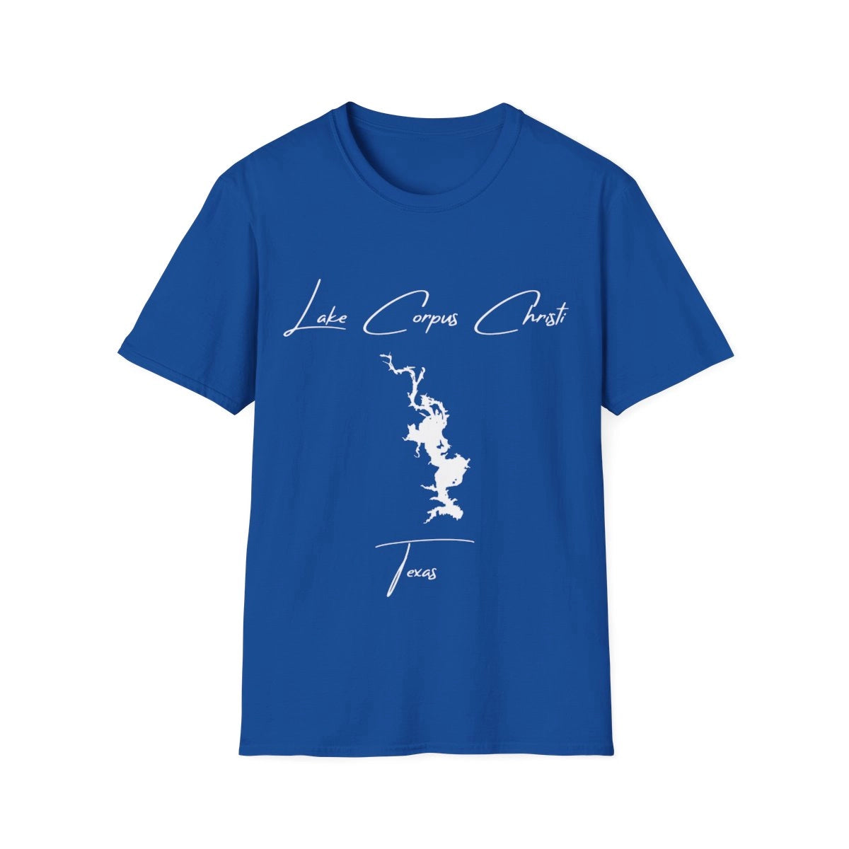 Texas  Lake  Corpus  Christi  T-shirt  front  position  view  from  front  royal.webp