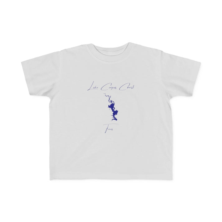 Texas  Lake  Corpus  Christi  Toddler  T-shirt  front  position  view  from  front  silver.webp