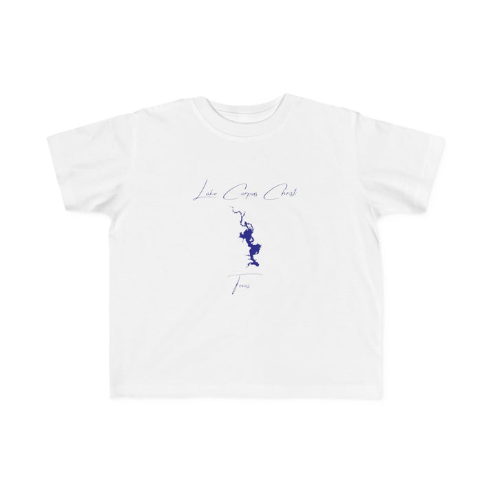 Texas  Lake  Corpus  Christi  Toddler  T-shirt  front  position  view  from  front  white.webp