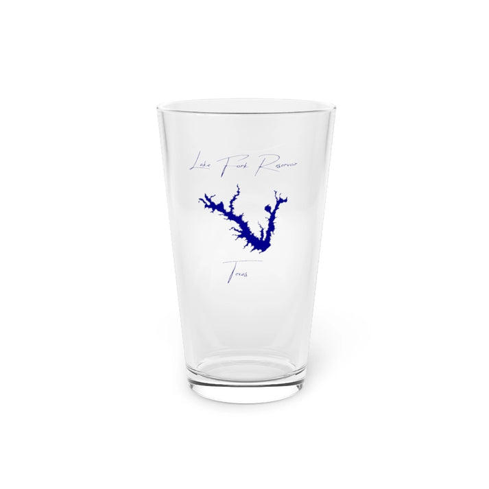 Texas  Lake  Fork  Reservoir  16oz  Pint  Glass  front  position  view  from  front  16oz.webp