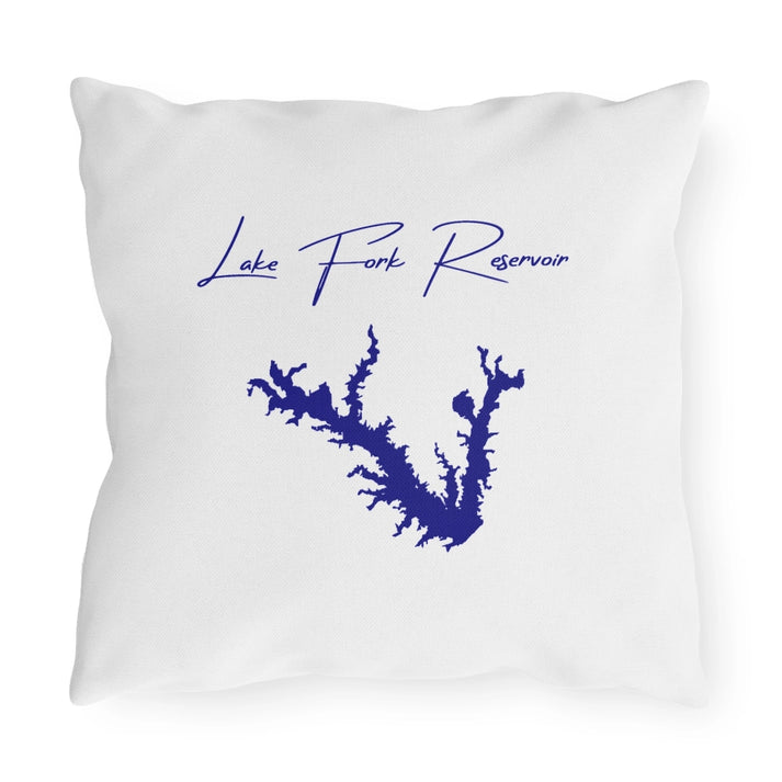 Texas  Lake  Fork  Reservoir  Outdoor  Pillow  back  position  view  from  back  16  x  16.webp