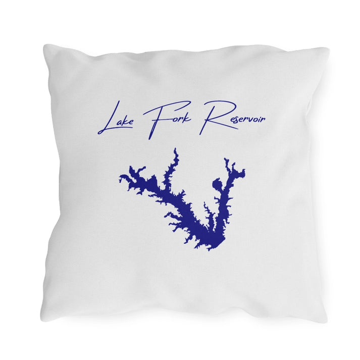 Texas  Lake  Fork  Reservoir  Outdoor  Pillow  back  position  view  from  back  18  x  18.webp