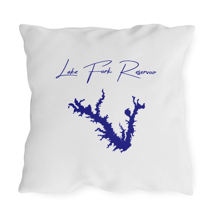 Texas  Lake  Fork  Reservoir  Outdoor  Pillow  back  position  view  from  back  20  x  20.webp