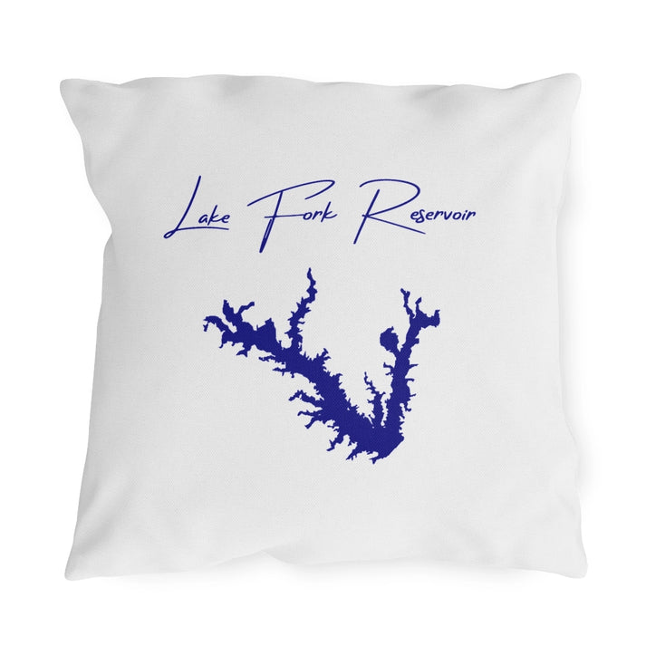 Texas  Lake  Fork  Reservoir  Outdoor  Pillow  front  position  view  from  front  18  x  18.webp