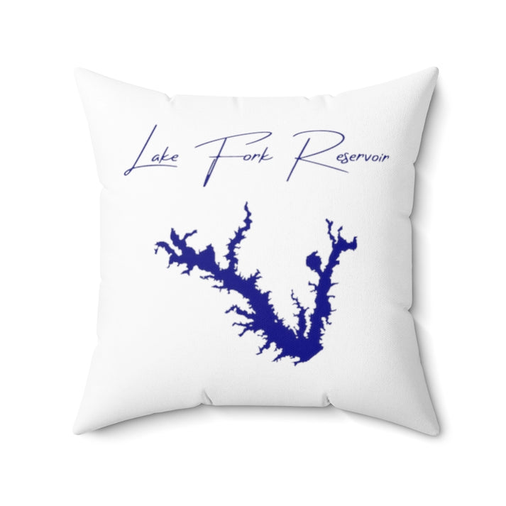 Texas  Lake  Fork  Reservoir  Pillow  front  position  view  from  back  20  x  20.webp