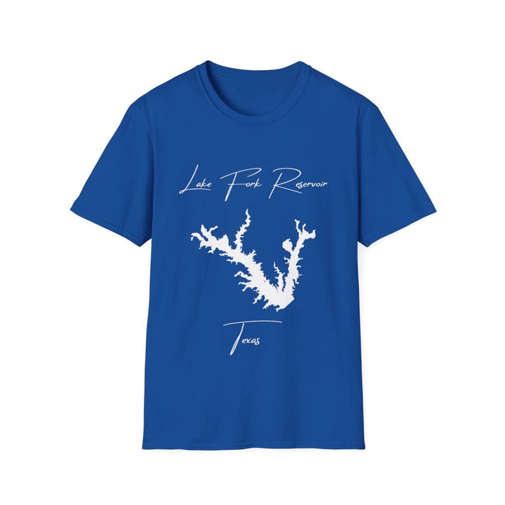 Texas  Lake  Fork  Reservoir  T-shirt  front  position  view  from  front  royal.webp