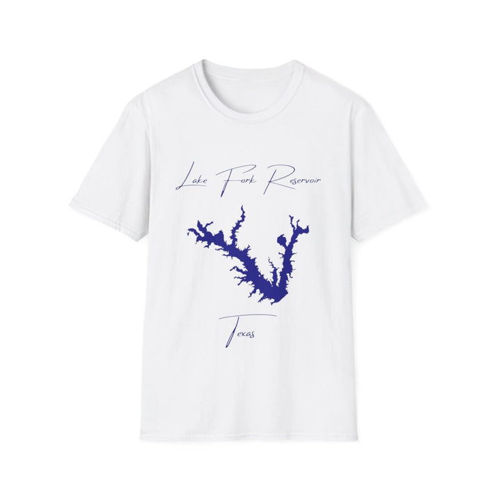 Texas  Lake  Fork  Reservoir  T-shirt  front  position  view  from  front  white.webp