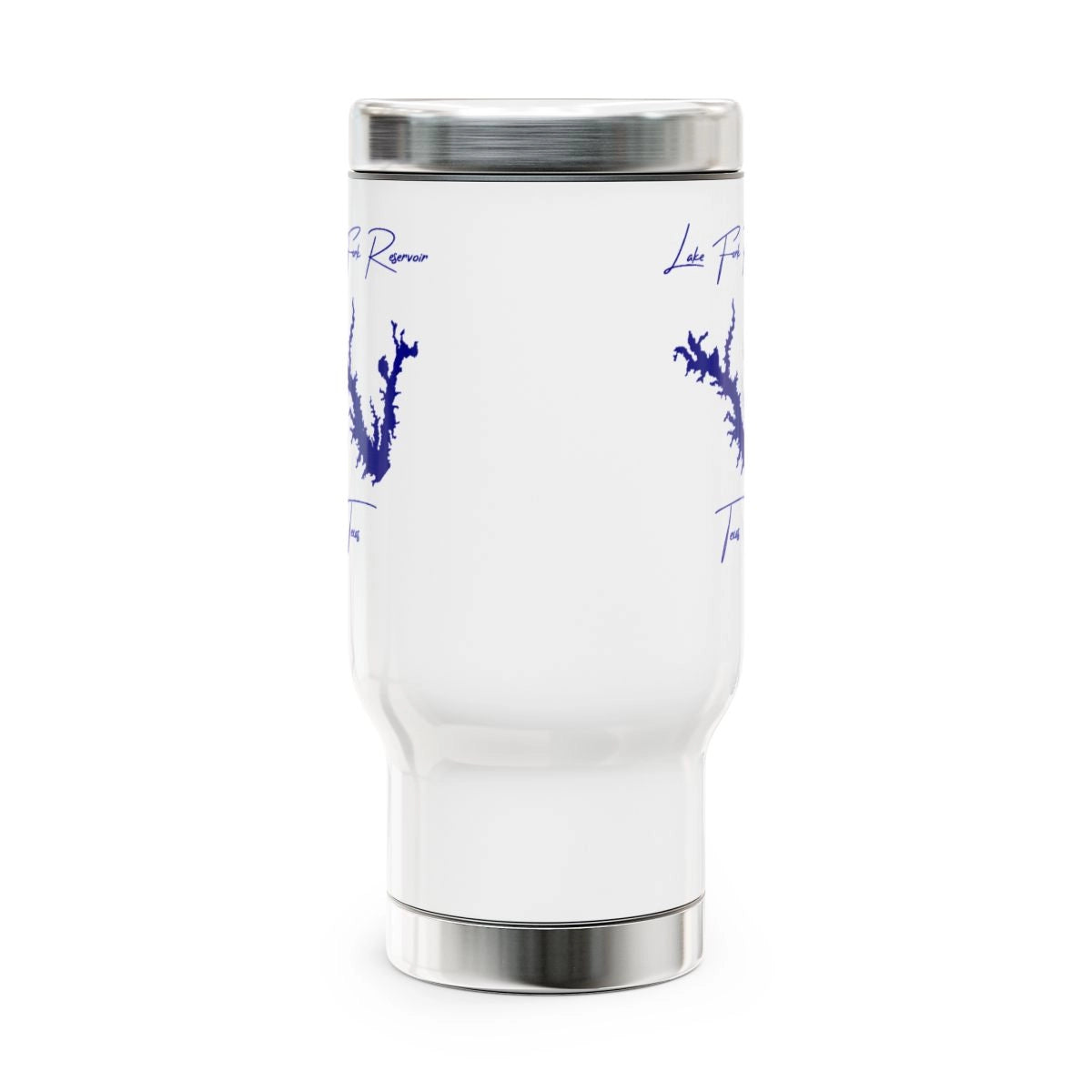Texas  Lake  Fork  Reservoir  Travel  Mug  other  position  view  from  front  14oz.webp