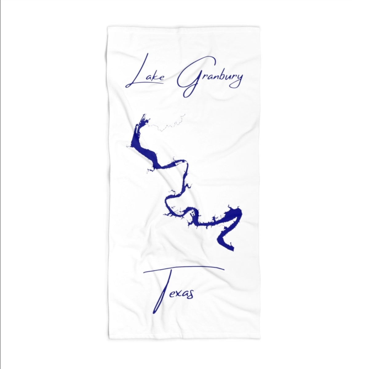 Texas  Lake  Granbury  Beach  Towel  front  position  view  from  front  36  x  72.webp