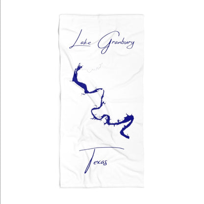 Texas  Lake  Granbury  Beach  Towel  front  position  view  from  front  36  x  72.webp