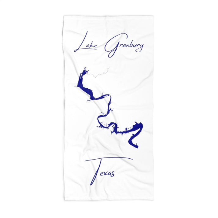 Texas  Lake  Granbury  Beach  Towel  front  position  view  from  front  36  x  72.webp