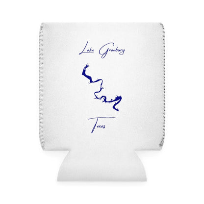 Texas  Lake  Granbury  Can  Koozie  front  position  view  from  front-1  white.webp
