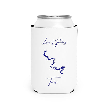 Texas  Lake  Granbury  Can  Koozie  front  position  view  from  front-2  white.webp