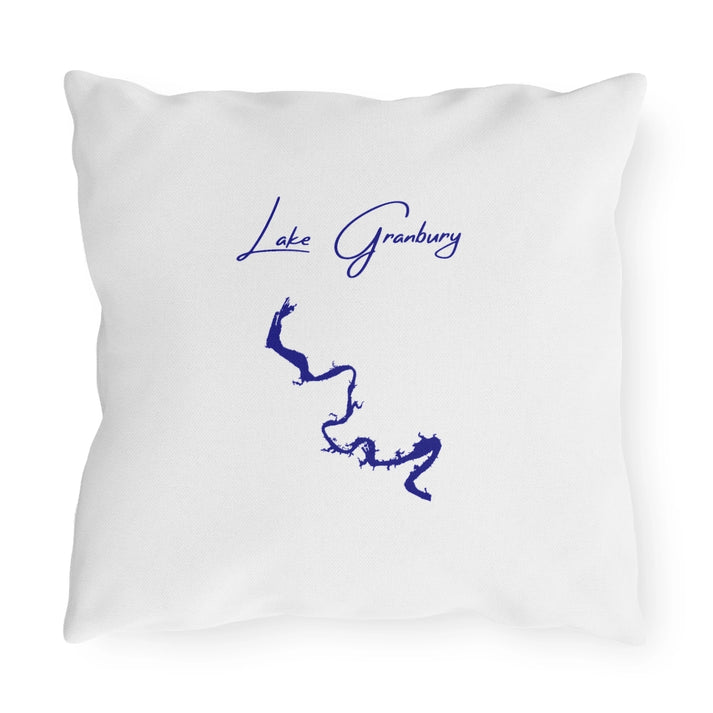 Texas  Lake  Granbury  Outdoor  Pillow  back  position  view  from  back  16  x  16.webp