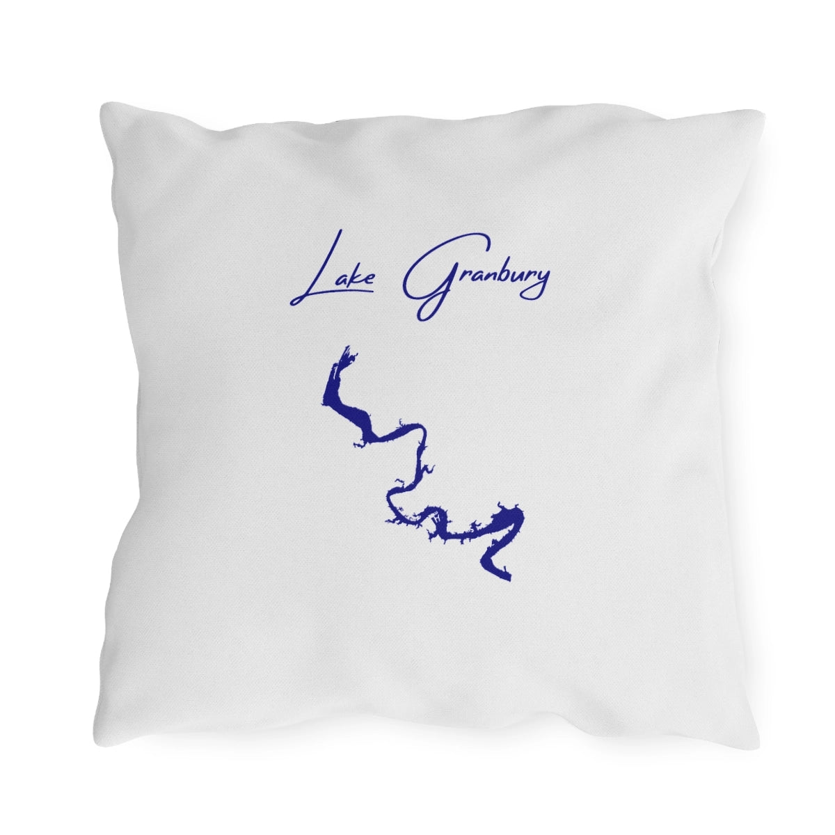 Texas  Lake  Granbury  Outdoor  Pillow  back  position  view  from  back  18  x  18.webp