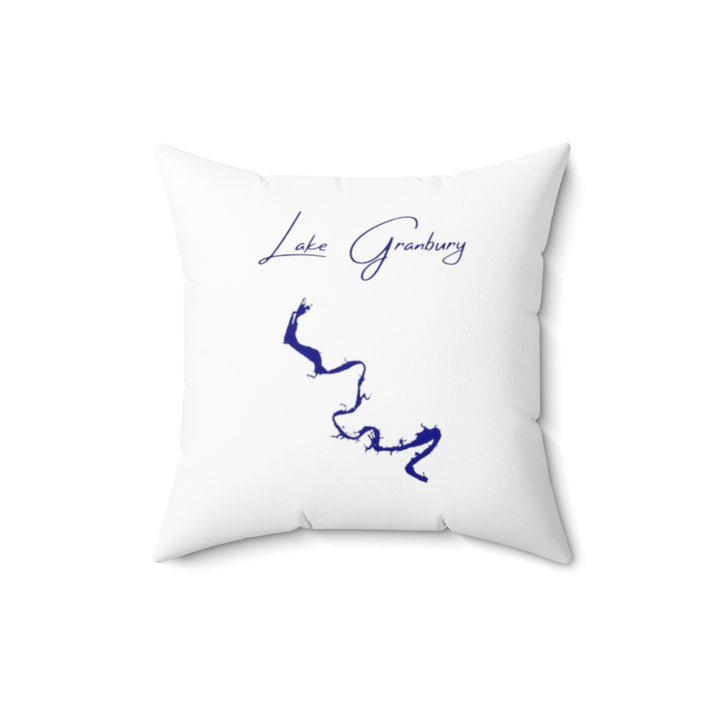 Texas  Lake  Granbury  Pillow  front  position  view  from  back  16  x  16.webp