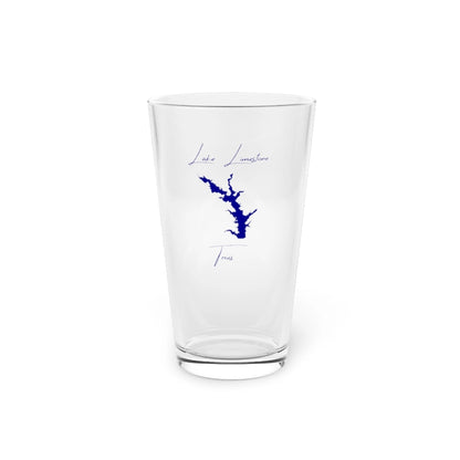 Texas  Lake  Limestone  16oz  Pint  Glass  front  position  view  from  front  16oz.webp