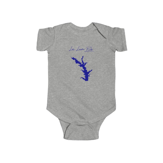 Texas  Lake  Limestone  Onesie  front  position  view  from  front  heather.webp