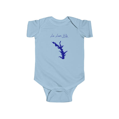 Texas  Lake  Limestone  Onesie  front  position  view  from  front  light  blue.webp