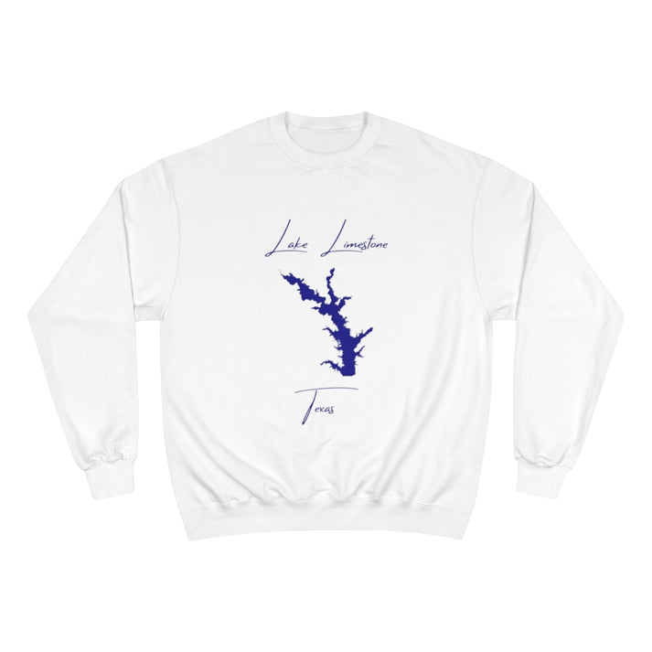 Texas  Lake  Limestone  Sweatshirt  front  position  view  from  front  white.webp