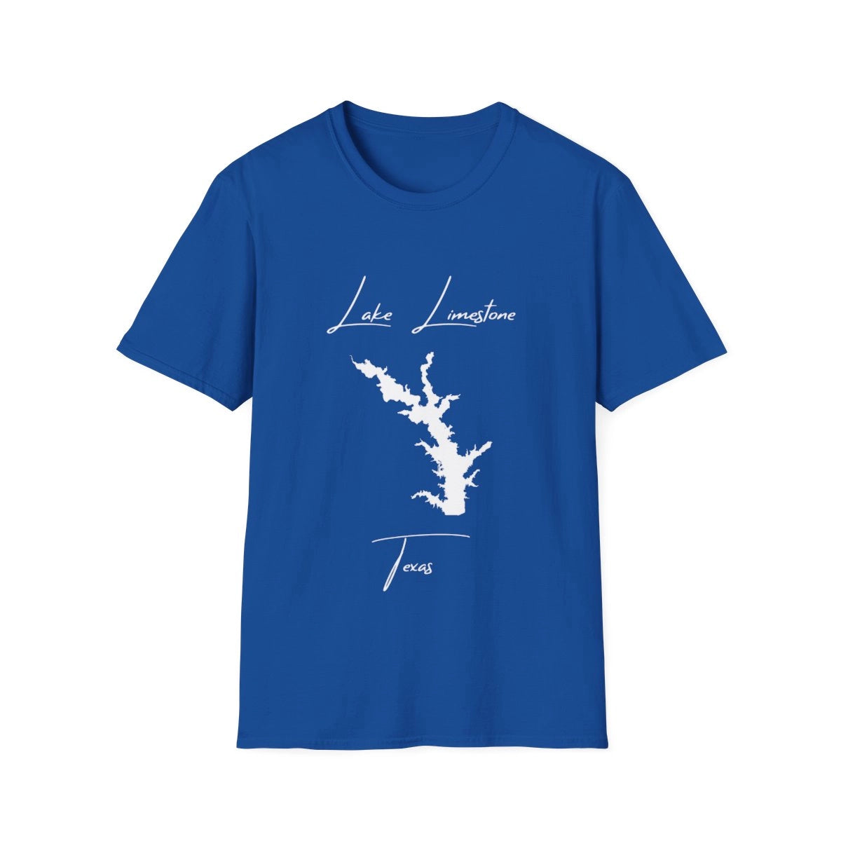 Texas  Lake  Limestone  T-shirt  front  position  view  from  front  royal.webp