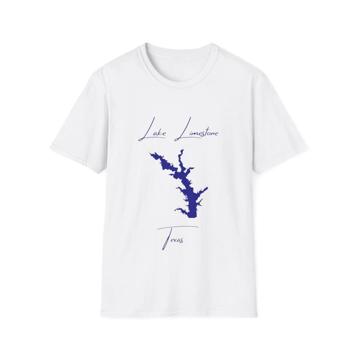 Texas  Lake  Limestone  T-shirt  front  position  view  from  front  white.webp