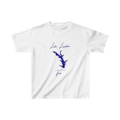 Texas  Lake  Limestone  Youth  T-shirt  front  position  view  from  front  white.webp