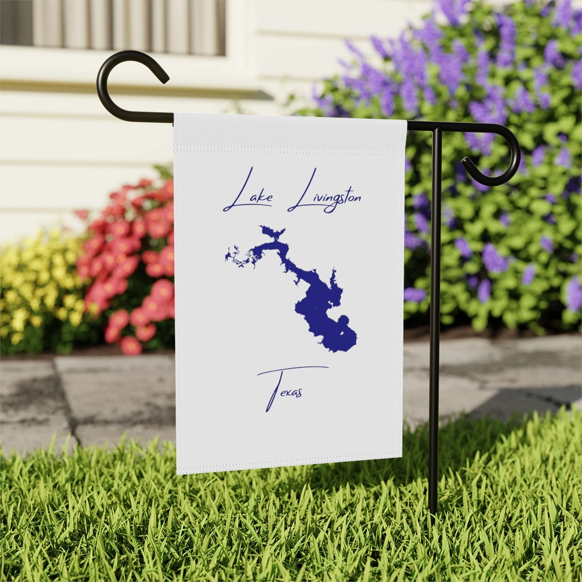 Texas  Lake  Livingston  Garden  Banner  other  position  view  from  context-2  12''  x  18''.webp