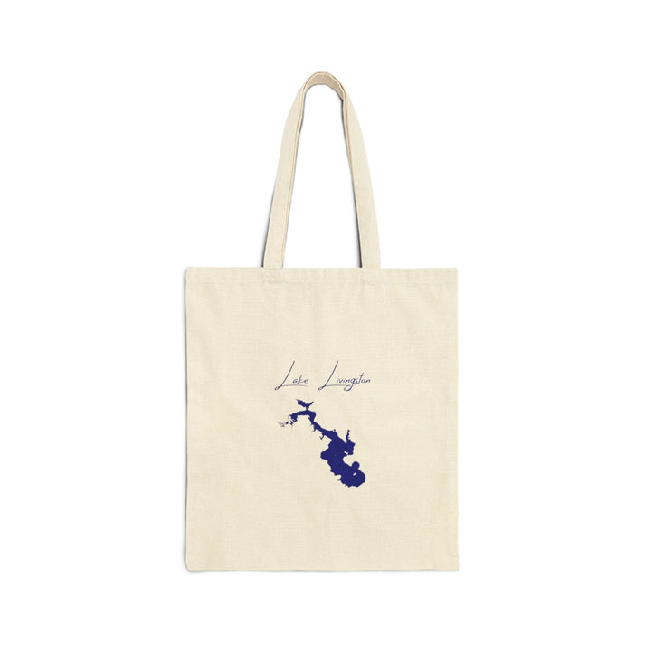 Texas  Lake  Livingston  Tote  Bag  front  position  view  from  front  15  x  16.webp
