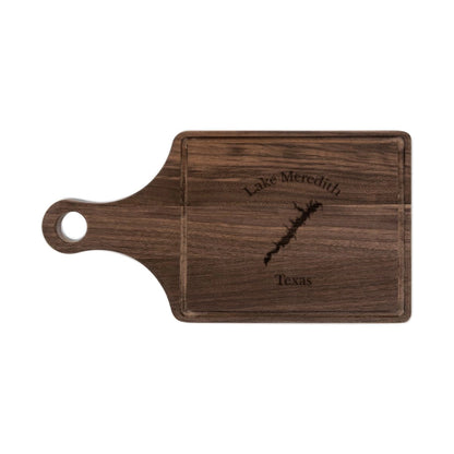 Texas  Lake  Meredith  Engraved  Cutting  Board  front  position  view  from  front  walnut.webp