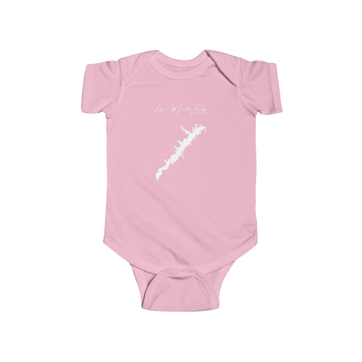 Texas  Lake  Meredith  Onesie  front  position  view  from  front  pink.webp