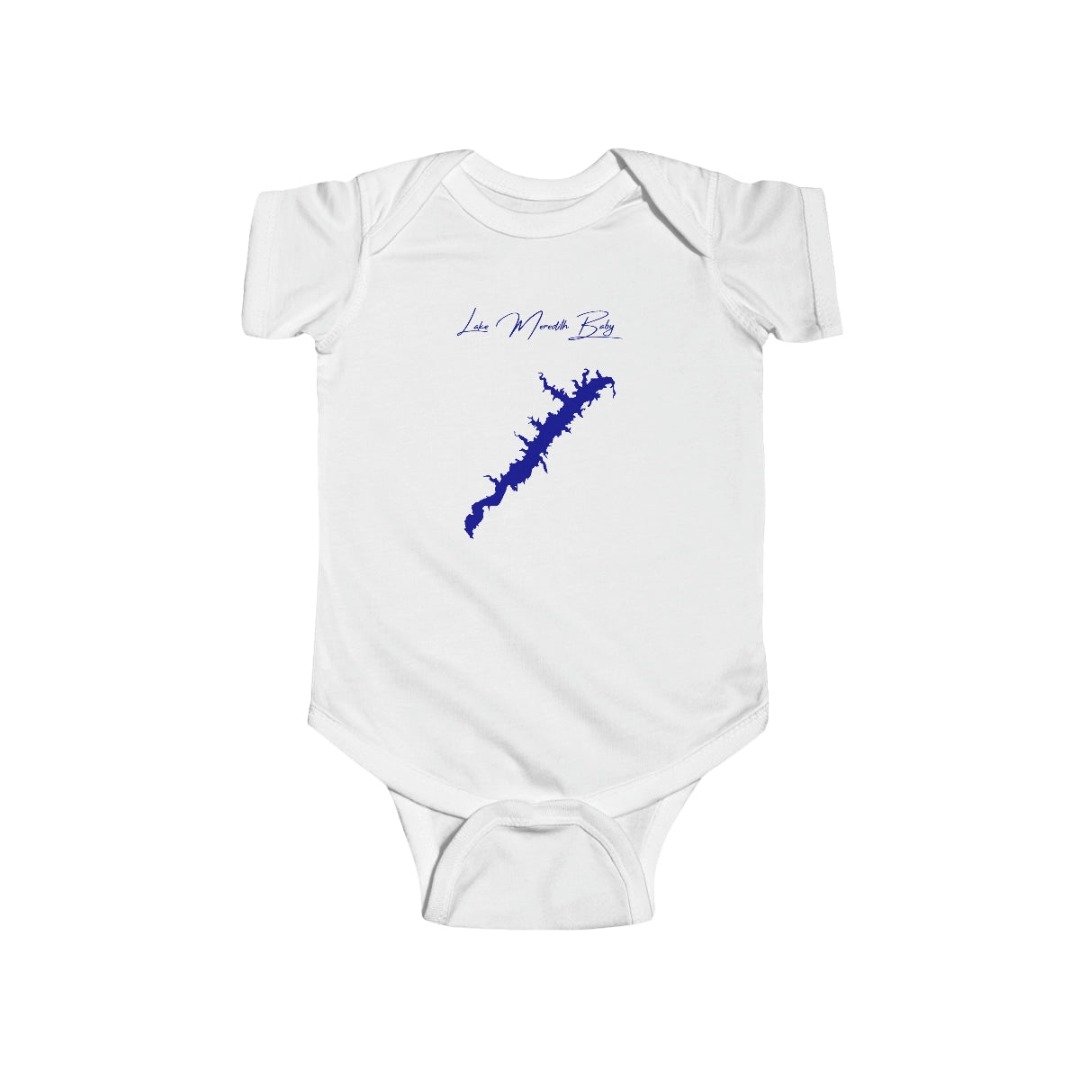 Texas  Lake  Meredith  Onesie  front  position  view  from  front  white.webp