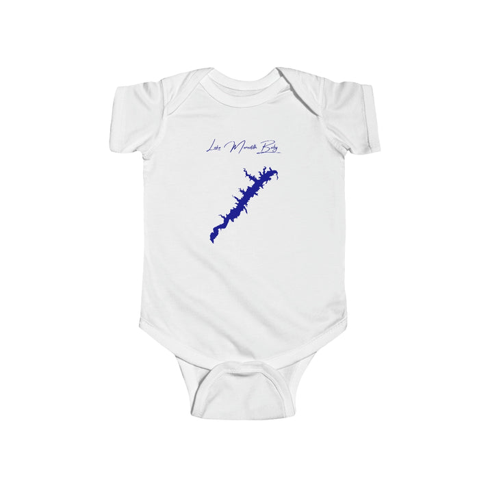 Texas  Lake  Meredith  Onesie  front  position  view  from  front  white.webp