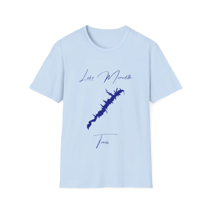Texas  Lake  Meredith  T-shirt  front  position  view  from  front  light  blue.webp