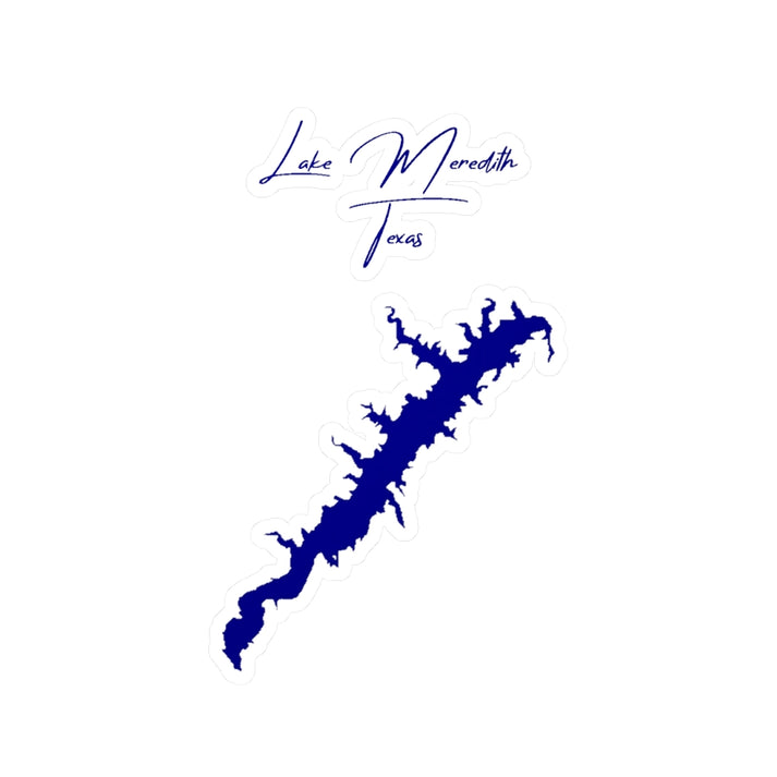 Texas  Lake  Meredith  Vinyl  Decal  other  position  view  from  front  4  x  6.webp