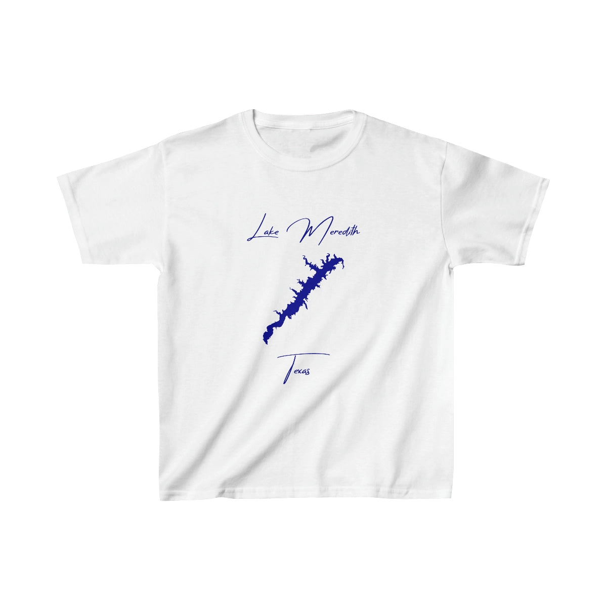 Texas  Lake  Meredith  Youth  T-shirt  front  position  view  from  front  white.webp
