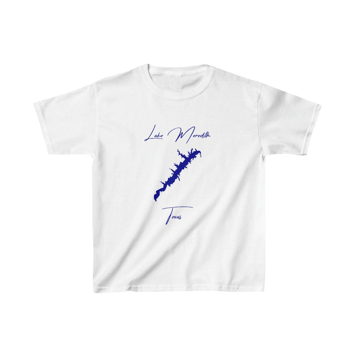 Texas  Lake  Meredith  Youth  T-shirt  front  position  view  from  front  white.webp