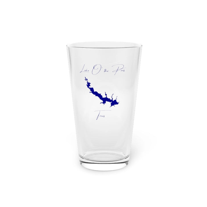 Texas  Lake  O'  the  Pines  16oz  Pint  Glass  front  position  view  from  front  16oz.webp
