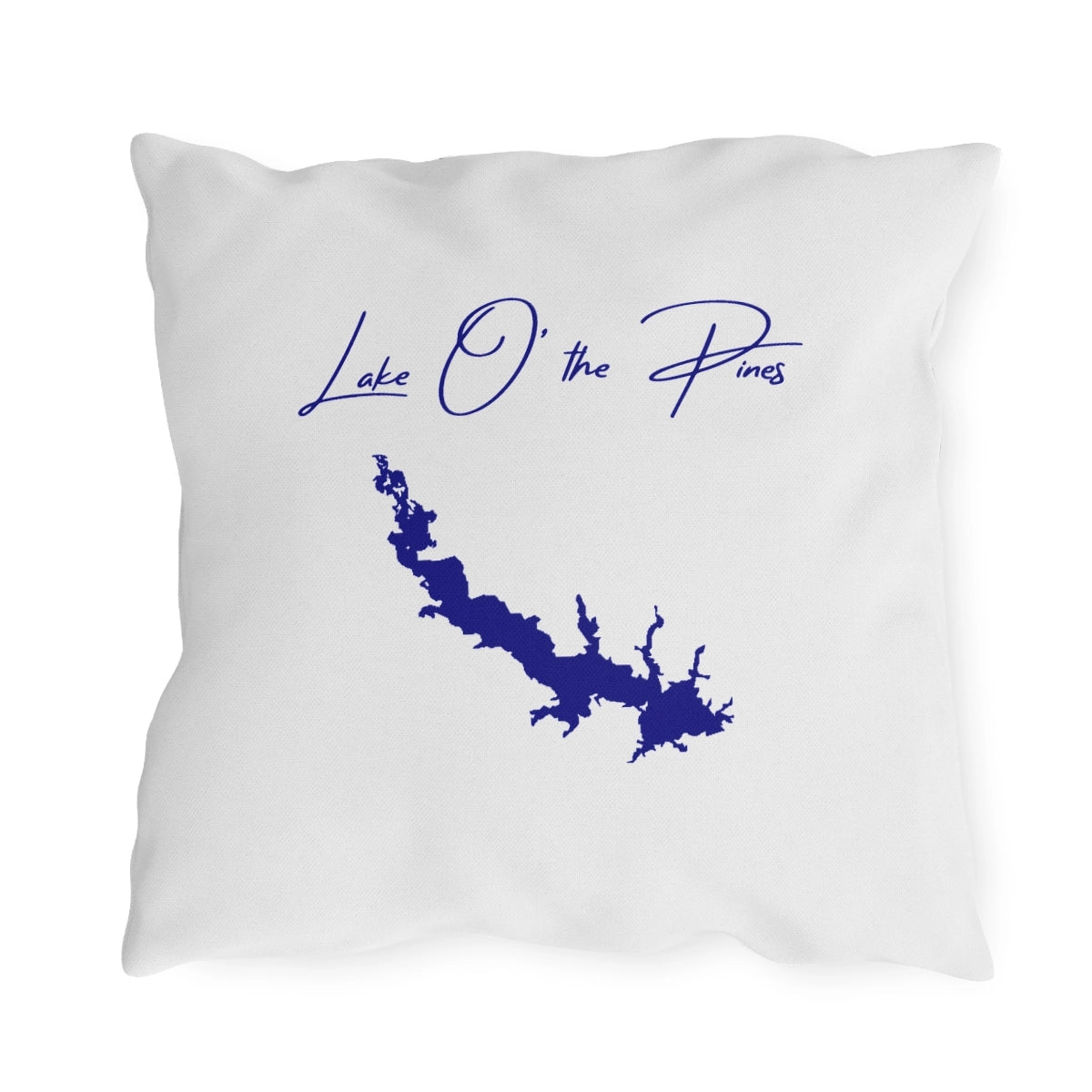 Texas  Lake  O'  the  Pines  Outdoor  Pillow  back  position  view  from  back  18  x  18.webp