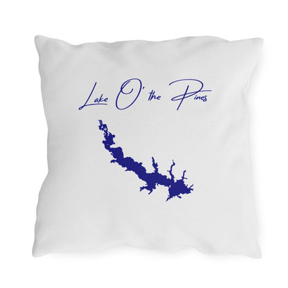 Texas  Lake  O'  the  Pines  Outdoor  Pillow  back  position  view  from  back  18  x  18.webp