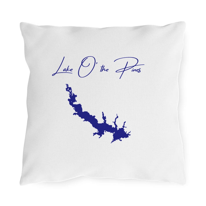 Texas  Lake  O'  the  Pines  Outdoor  Pillow  front  position  view  from  front  16  x  16.webp