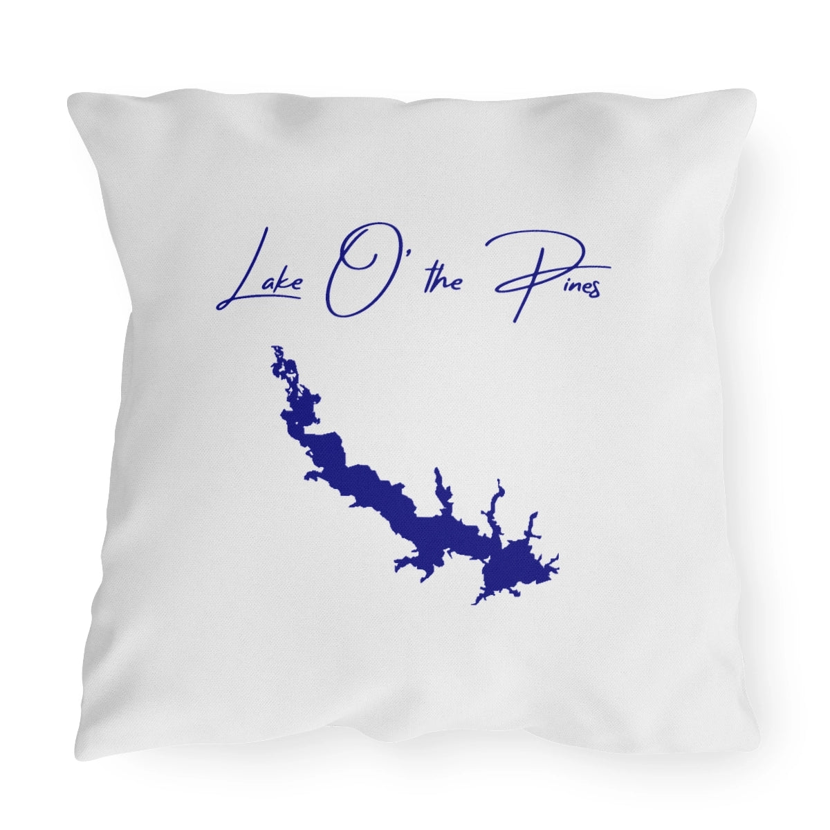 Texas  Lake  O'  the  Pines  Outdoor  Pillow  front  position  view  from  front  20  x  20.webp