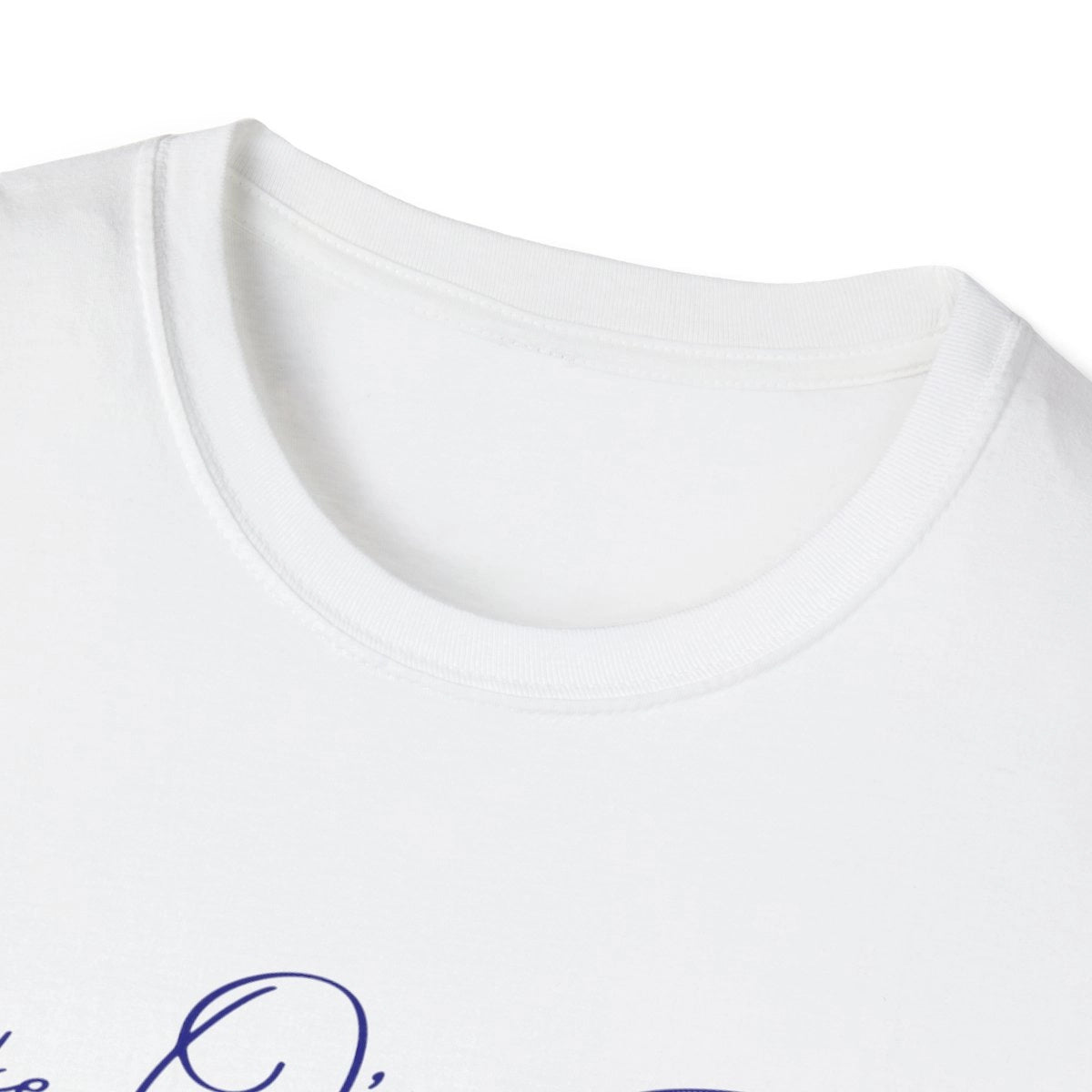 Texas  Lake  O'  the  Pines  T-shirt  other  position  view  from  front-collar-closeup  white.webp